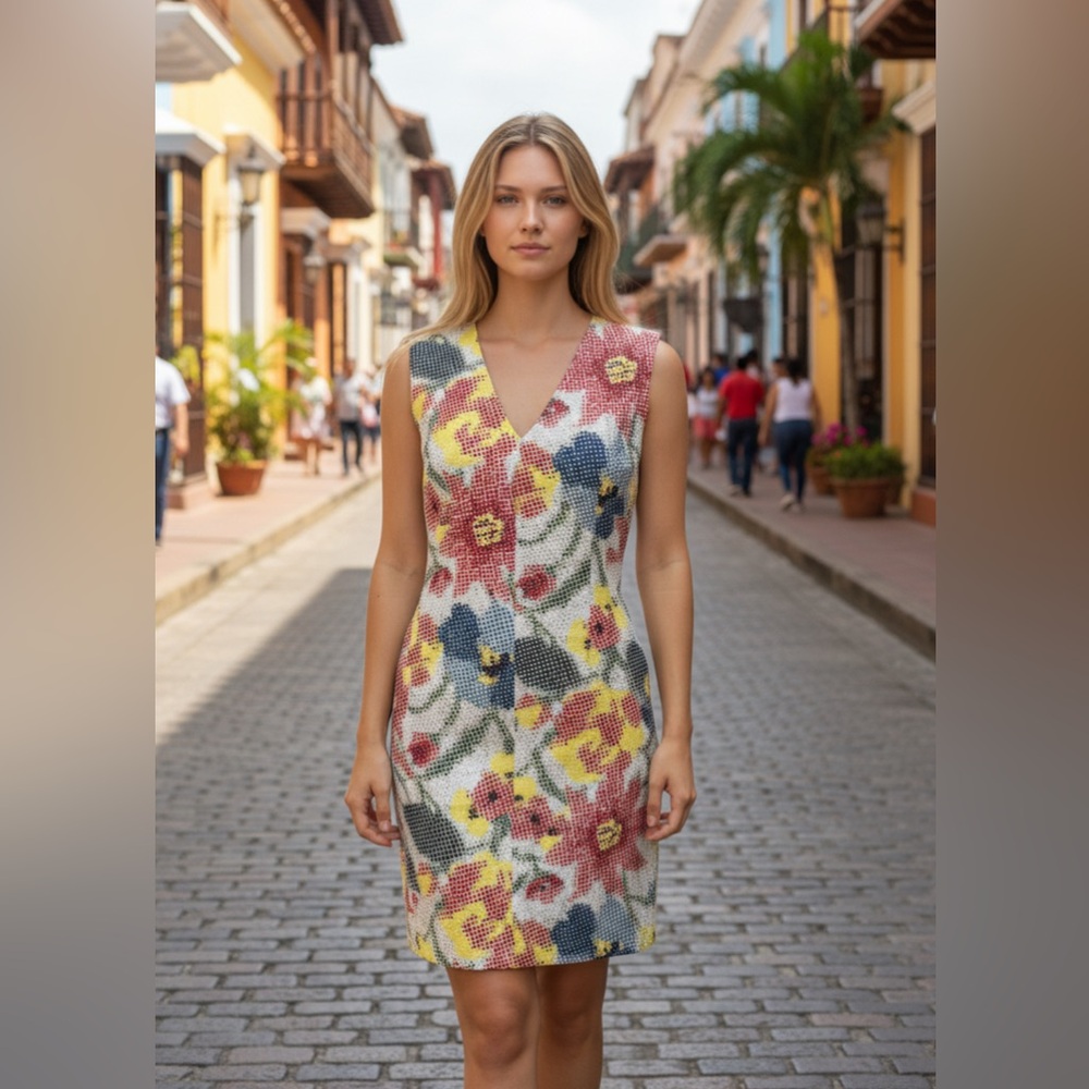 Kate Spade Multicolor Floral Mini Dress